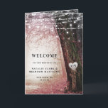 Evermore | Enchanted Fairy Forest Wedding Ceremony Programme<br><div class="desc">Evermore | Enchanted Fairy Forest | Dusty Pink Wedding Invitation Suite. Dreamy magical fantasy woodland, with ethereal string lights and faerie orbs glowing and sparkling all around. The image has a moonlit glow, for a romantic night wedding venue lit up. This bewitching design is sure to mesmerise your guests! The...</div>