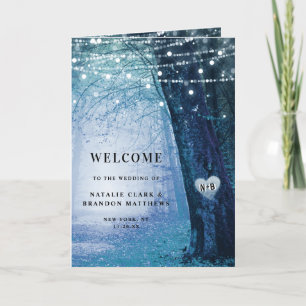 Evermore   Enchanted Fairy Forest Wedding Ceremony Programme