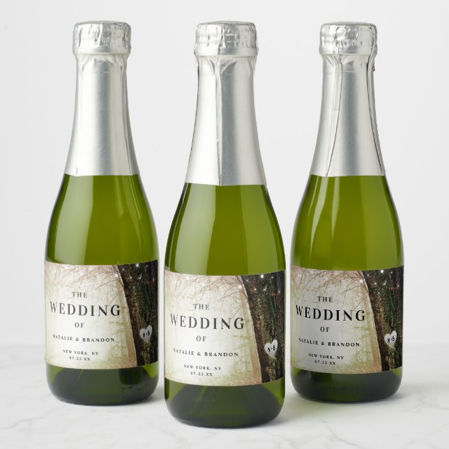 Evermore | Enchanted Fairy Forest Wedding Welcome Sparkling Wine Label (Bottles)