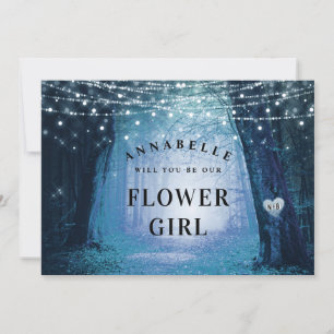 Evermore   Enchanted Flower Girl Proposal Card