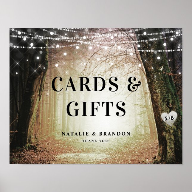 Evermore | Enchanted Forest | Amber Cards & Gifts Poster (Front)