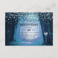 Evermore | Enchanted Forest Blue Wedding Reception