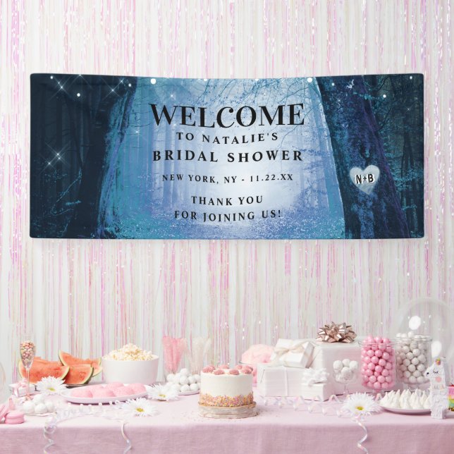 Evermore | Enchanted Forest Bridal Shower Welcome Banner (Party)