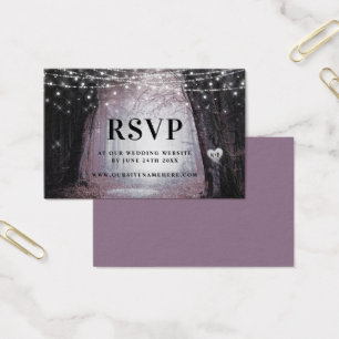 Evermore Enchanted Forest RSVP Insert Cards