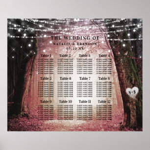 Evermore   Enchanted Forest Table Seating Chart
