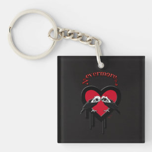 Evermore (Red) Key Ring