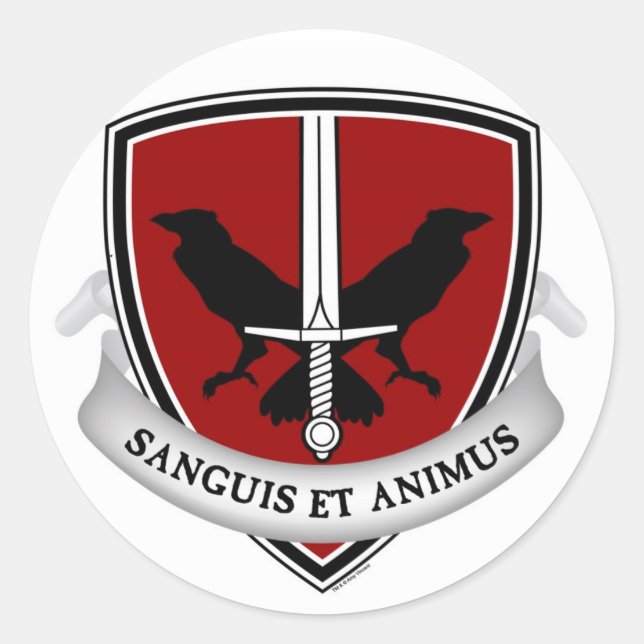 Evernight school crest stickers (Front)