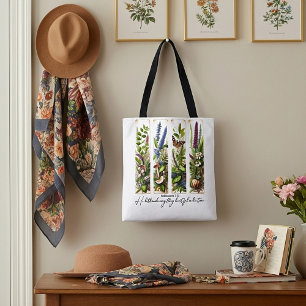Everthing beautiful in His time botanical Tote Bag