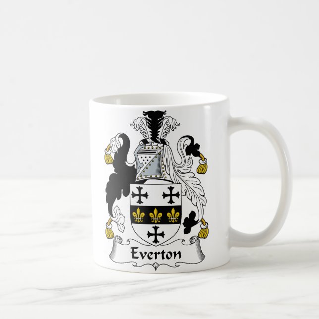 Everton Family Crest Coffee Mug (Right)