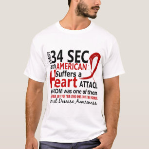 Every 34 Seconds Mum Heart Disease / Attack T-Shirt