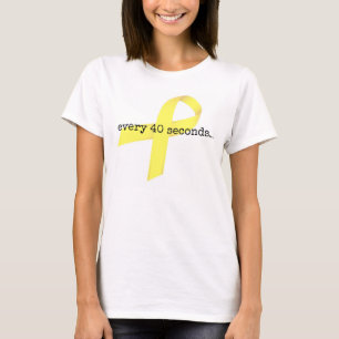 every 40 seconds plain white T shirt