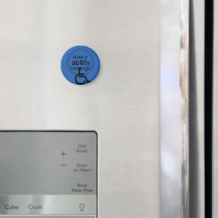 Every Ability Belongs Inclusive Minimalist Magnet