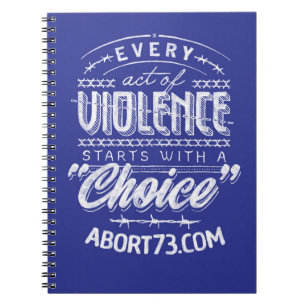 Every Act of Violence Starts with a "Choice" Notebook