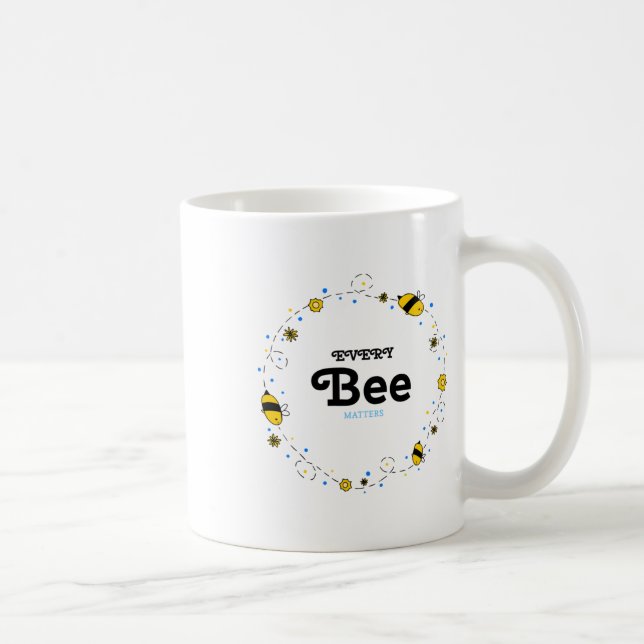 Every Bee S Sticker  Coffee Mug (Right)