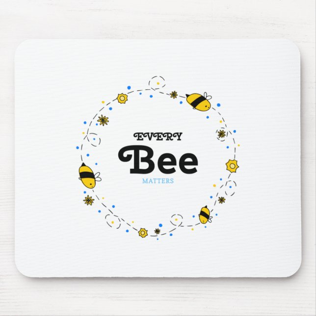 Every Bee S Sticker  Mouse Mat (Front)