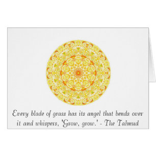 Every blade of grass has its angel that bends.....