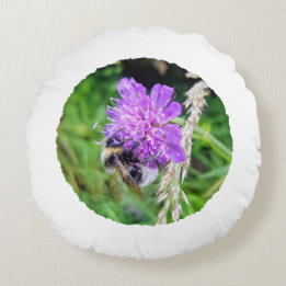 Every blossom counts - round decorative pillows