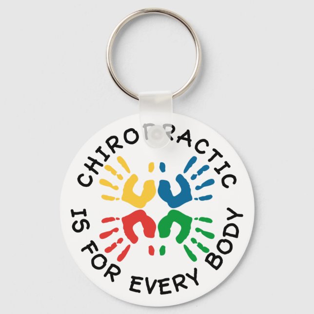 Every Body Chiro Keychain (Front)