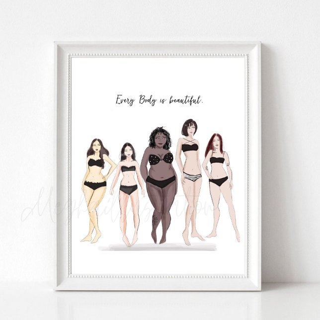 Every body is beautiful, poster (Creator Uploaded)