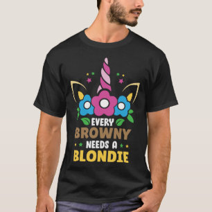 Every Brownie needs a Blondie Tussi Girly Partner T-Shirt