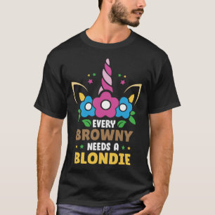Every Brownie needs a Blondie Tussi Girly Partner T-Shirt