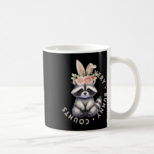 Every Bunny Counts - Racoon Sticker Coffee Mug