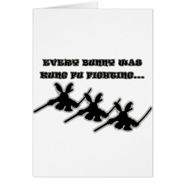 Every bunny was kung fu fighting... (Front)