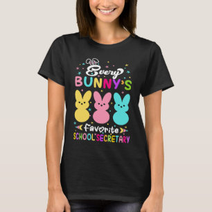 Every Bunny's Favorite School Secretary Religious  T-Shirt
