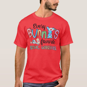 Every Bunny's Favorite Social Worker Easter 2022 T-Shirt