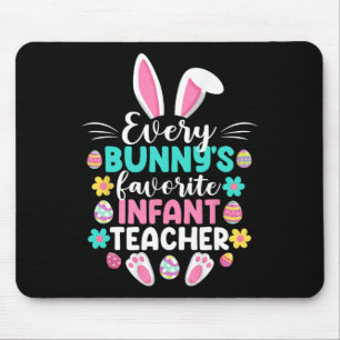 Every Bunny's Favourite Infant Teacher Fun Easter Mouse Mat