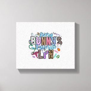 Every Bunnys Favourite LPN Canvas Print