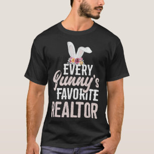 Every Bunnys Favourite Realtor Rabbit Real Estate T-Shirt