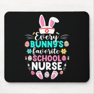Every Bunny's Favourite School Nurse Funny Easter  Mouse Mat