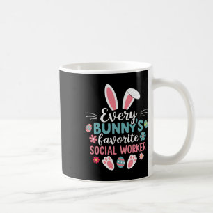 Every Bunny's Favourite Social Worker Tees Funny E Coffee Mug