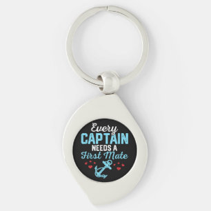 Every Captain Needs A First Mate Key Ring