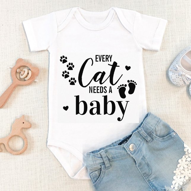 Every Cat Needs A Baby Pregnancy Announcement Bodysuit (Creator Uploaded)