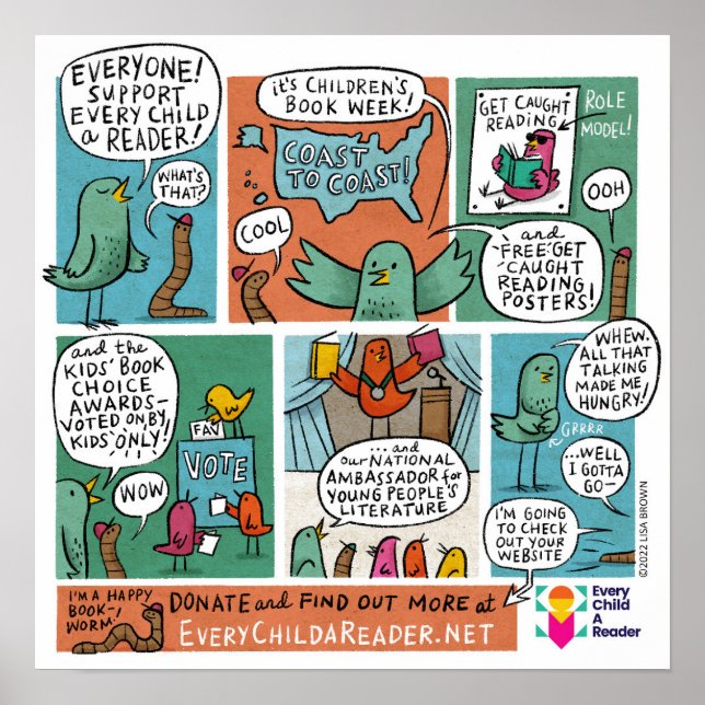 Every Child a Reader Comic Poster (Front)