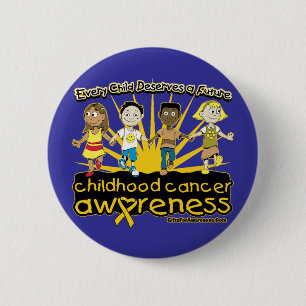 Every Child Deserves A Future Childhood Cancer 6 Cm Round Badge