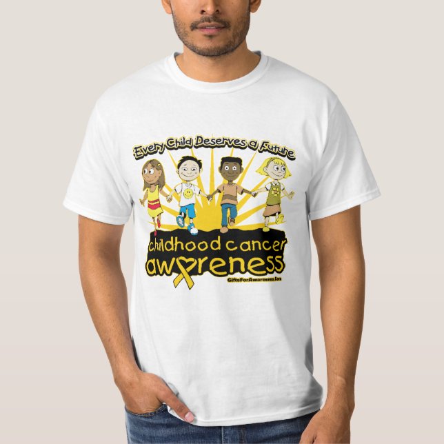 Every Child Deserves A Future Childhood Cancer T-Shirt (Front)