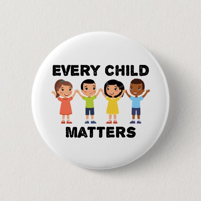 Every Child Matters 6 Cm Round Badge (Front)