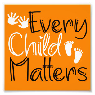 Every Child Matters, Orange Orange Day Photo Print
