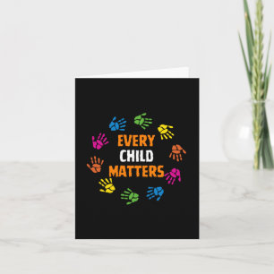 Every Child S _ Orange Day Sticker2 Card