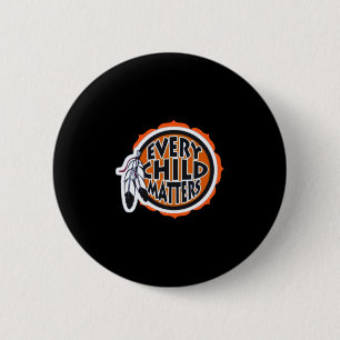 Every Child S _ Orange Day Sticker 6 Cm Round Badge