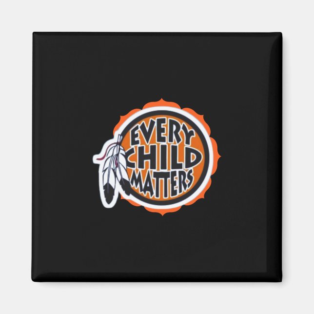Every Child S _ Orange Day Sticker  Magnet (Front)