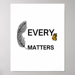 Every Child S _ Orange Day_ Sticker Poster
