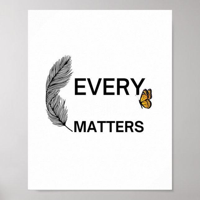 Every Child S _ Orange Day_ Sticker  Poster (Front)
