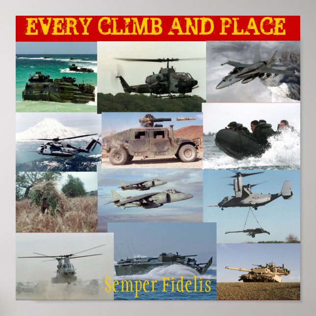 Every Climb and Place Poster (Front)