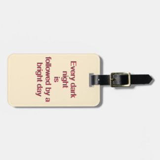 Every Dark Night Luggage Tag