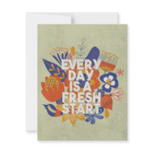 Every Day is a Fresh Start