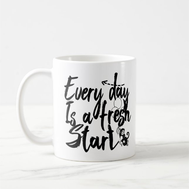 Every Day Is A Fresh Start Coffee Mug (Left)